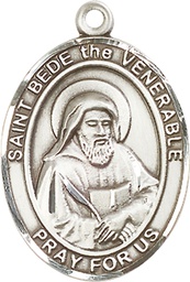 [7302SS] Sterling Silver Saint Bede the Venerable Medal