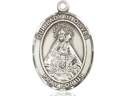 [7303SS] Sterling Silver Our Lady of Olives Medal