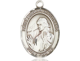 [7308SS] Sterling Silver Saint Finnian of Clonard Medal