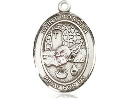 [7309SS] Sterling Silver Saint Rosalia Medal
