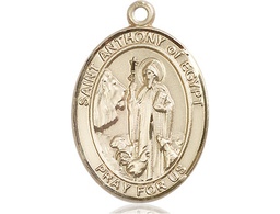 [7317GF] 14kt Gold Filled Saint Anthony of Egypt Medal