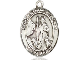 [7317SS] Sterling Silver Saint Anthony of Egypt Medal