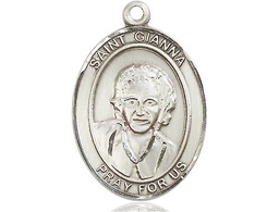 [7322SS] Sterling Silver Saint Gianna Medal