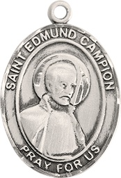 [7333SS] Sterling Silver Saint Edmund Campion Medal