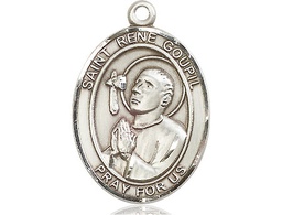 [7334SS] Sterling Silver Saint Rene Goupil Medal