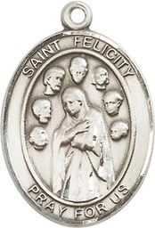 [7341SS] Sterling Silver Saint Felicity Medal