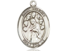 [7341SS] Sterling Silver Saint Felicity Medal