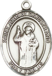 [7350SS] Sterling Silver Saint John of Capistrano Medal