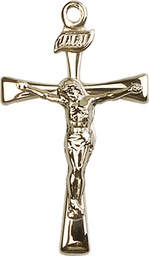 [2138KT] 14kt Gold Maltese Crucifix Medal