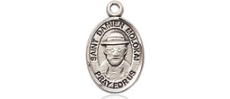 [9412SS] Sterling Silver Saint Damien of Molokai Medal