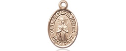 [9413GF] 14kt Gold Filled Our Lady of Rosa Mystica Medal