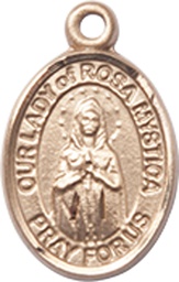 [9413GF] 14kt Gold Filled Our Lady of Rosa Mystica Medal