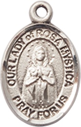 [9413SS] Sterling Silver Our Lady of Rosa Mystica Medal