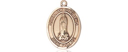 [9414GF] 14kt Gold Filled Our Lady of Kibeho Medal