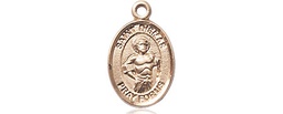 [9418GF] 14kt Gold Filled Saint Dismas Medal