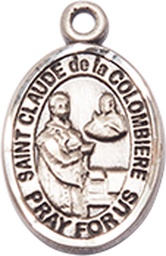 [9432SS] Sterling Silver Saint Claude de la Colombiere Medal
