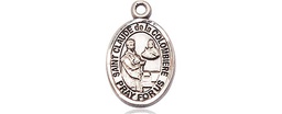 [9432SS] Sterling Silver Saint Claude de la Colombiere Medal