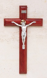 [17426] 9In. Rosewood Cruciifix With Salerni Corpus