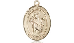 [8293GF] 14kt Gold Filled Saint Aedan of Ferns Medal