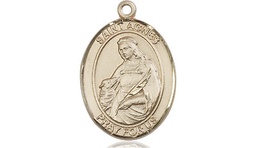 [8128GF] 14kt Gold Filled Saint Agnes of Rome Medal