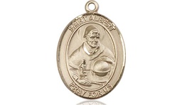 [8001GF] 14kt Gold Filled Saint Albert the Great Medal