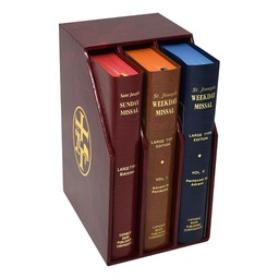 [838/23] St. Joseph Daily and Sunday Missal (Large Type Editions) COMPLETE GIFT BOX 3-VOLUME SET