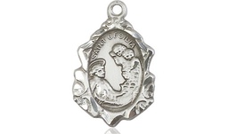 [0822CESS] Sterling Silver Saint Cecilia Medal