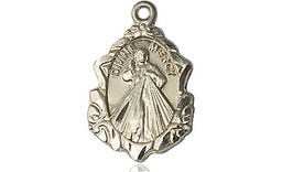[0822DMGF] 14kt Gold Filled Divine Mercy Medal