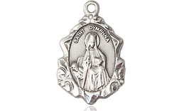 [0822DYSS] Sterling Silver Saint Dymphna Medal