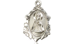 [0822ISS] Sterling Silver Infant of Prague Medal