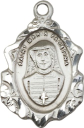 [0822MFSS] Sterling Silver Maria Faustina Medal