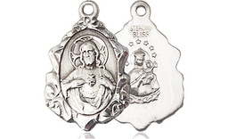 [0822SSSY] Sterling Silver Scapular Medal - With Box