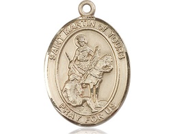 [7200GF] 14kt Gold Filled Saint Martin of Tours Medal