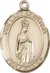 [7205GF] 14kt Gold Filled Our Lady of Fatima Medal