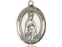 [7205SS] Sterling Silver Our Lady of Fatima Medal