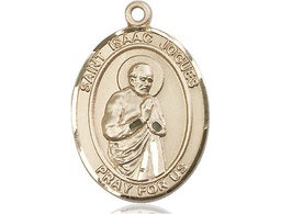 [7212GF] 14kt Gold Filled Saint Isaac Jogues Medal