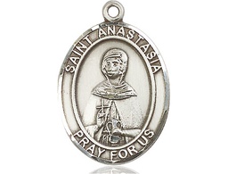 [7213SS] Sterling Silver Saint Anastasia Medal