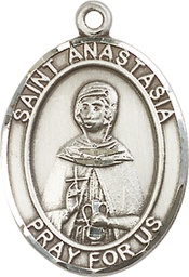 [7213SS] Sterling Silver Saint Anastasia Medal