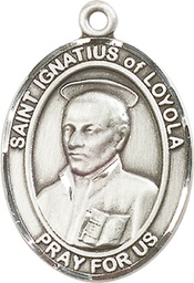 [7217SS] Sterling Silver Saint Ignatius of Loyola Medal