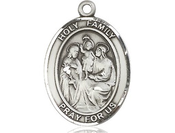 [7218SS] Sterling Silver Holy Family Medal