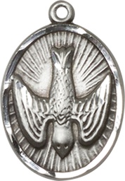 [0882SS] Sterling Silver Holy Spirit Medal