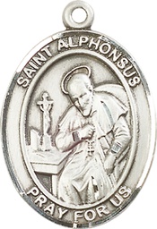 [7221SS] Sterling Silver Saint Alphonsus Medal