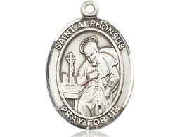 [7221SS] Sterling Silver Saint Alphonsus Medal