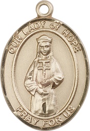 [7230GF] 14kt Gold Filled Our Lady of Hope Medal
