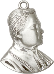 [0897SS] Sterling Silver Saint Pius X Medal