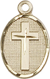 [0983GF] 14kt Gold Filled Cross Medal