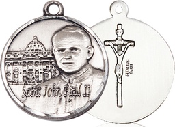 [1003SSY] Sterling Silver Saint John Paul II Vatican Medal