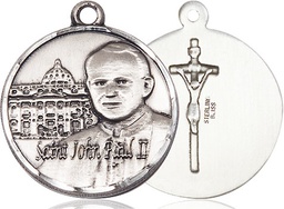 [1013SS] Sterling Silver Saint John Paul II Vatican Medal