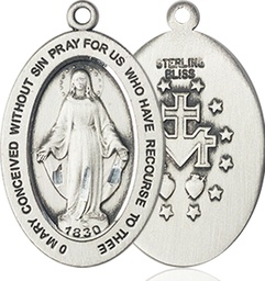 [11078SS] Sterling Silver Miraculous Medal