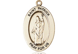 [11084GF] 14kt Gold Filled Saint Patrick Medal